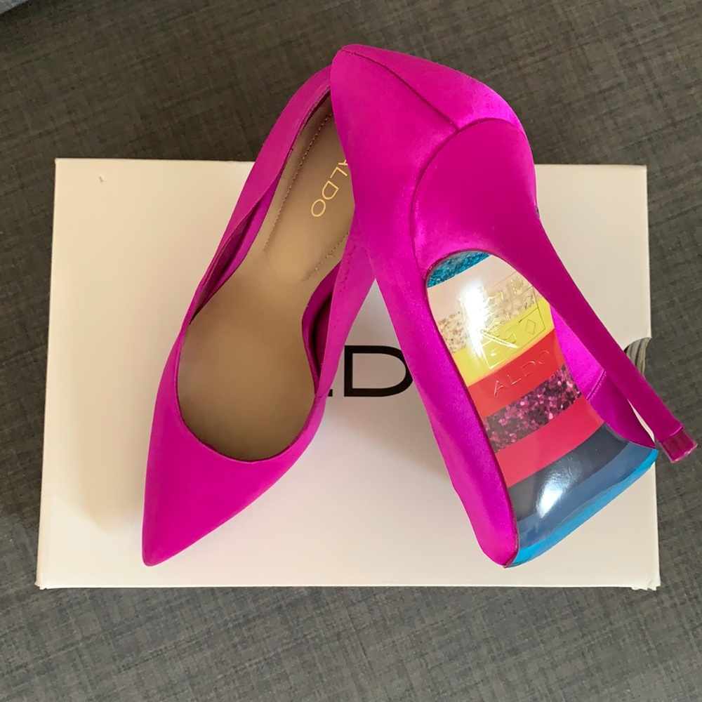Pink ALDO high heels